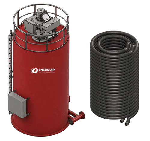 Double Helical Coil (DHC Series) Thermal Fluid Heater