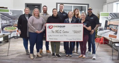 Enerquip donates $50,000 to The REC Center in Medford