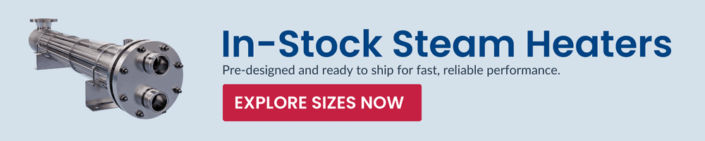 In-Stock Steam Heaters ready for fast, reliable performance.