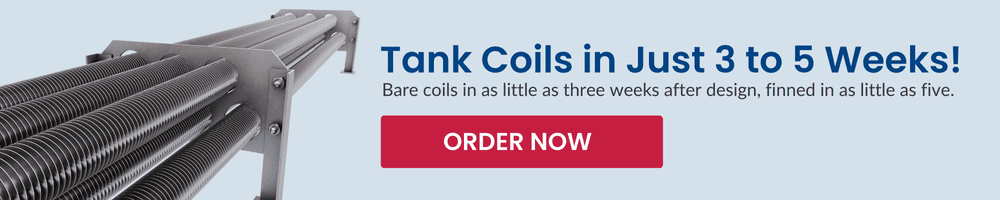 Tank Coils with short lead times